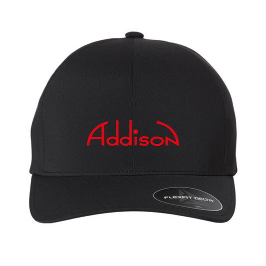 ADDISON CASQUETTE FLEX DELTA180 NOIR LOGO COMPLET