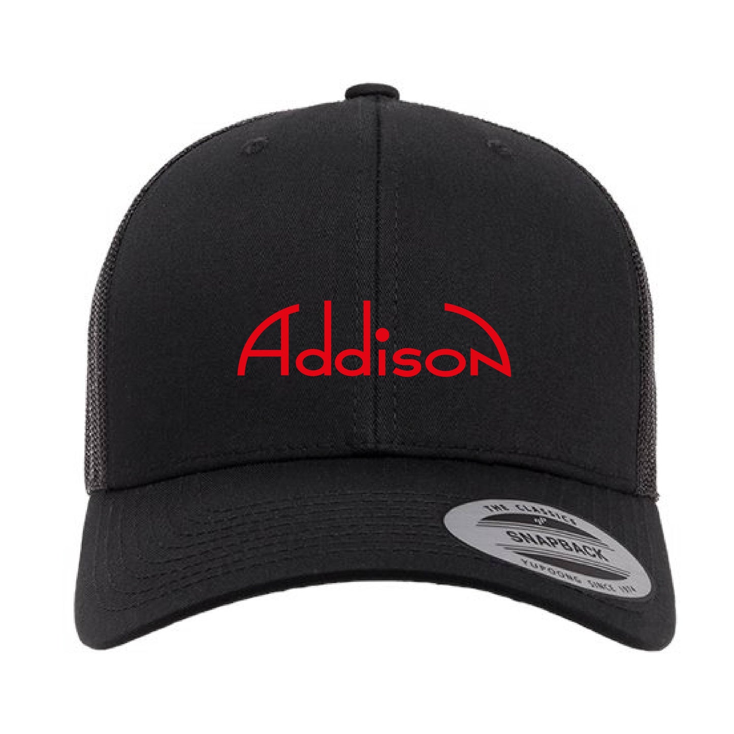 ADDISON CASQUETTE YP6606 NOIR LOGO COMPLET