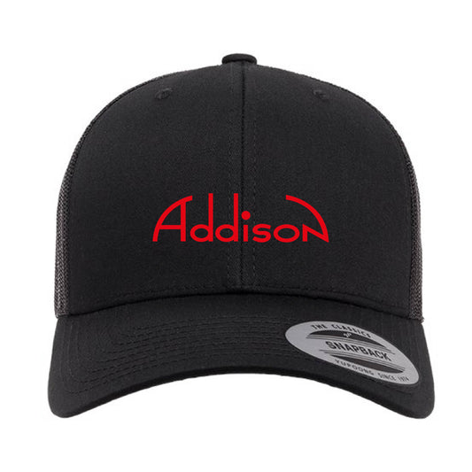 ADDISON CASQUETTE YP6606 NOIR LOGO COMPLET