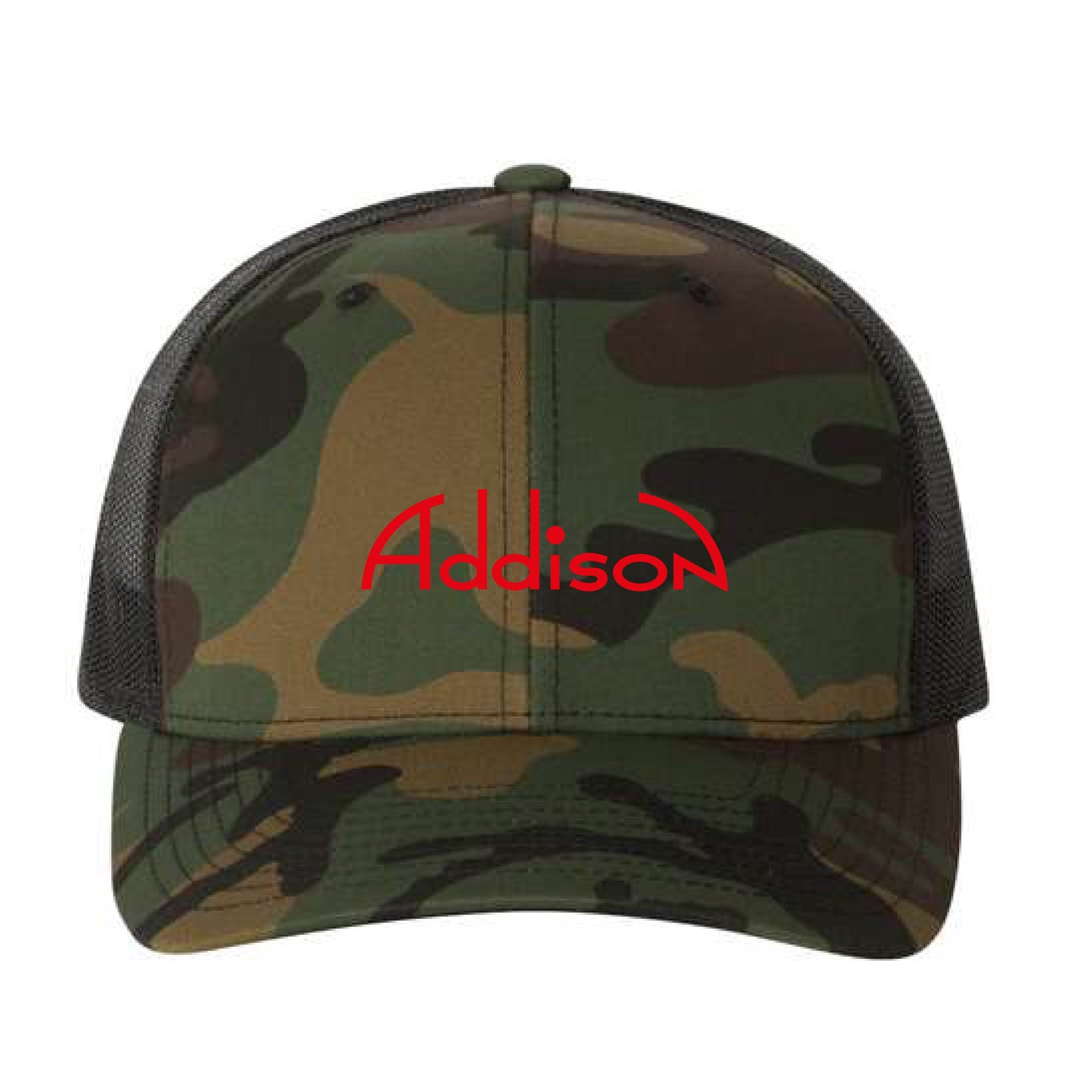 ADDISON CASQUETTE YP6606 CAMO LOGO COMPLET