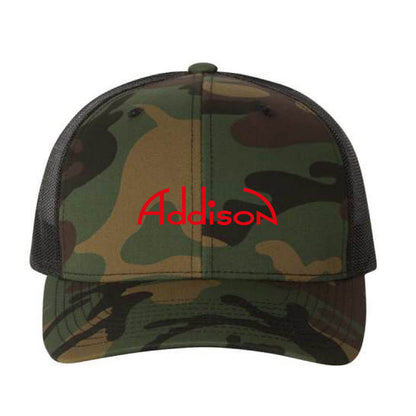 ADDISON CASQUETTE YP6606 CAMO LOGO COMPLET