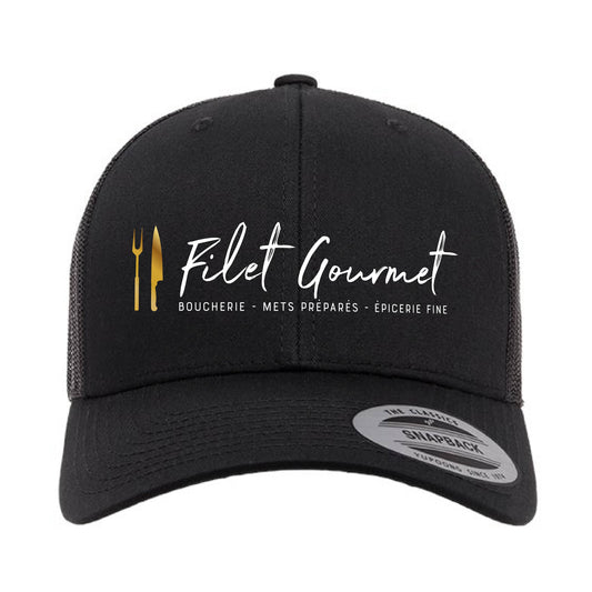 Filet Gourmet CASQUETTE Trucker yp6606 NOIR