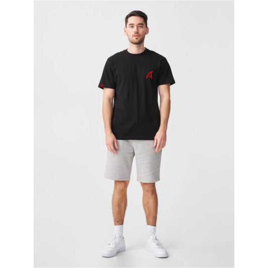 ADDISON TSHIRT HS NOIR LOGO A