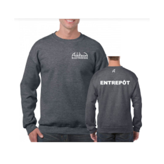 ADDISON CREWNECK ENTREPOT GILDAN 18000 GRAPHITE
