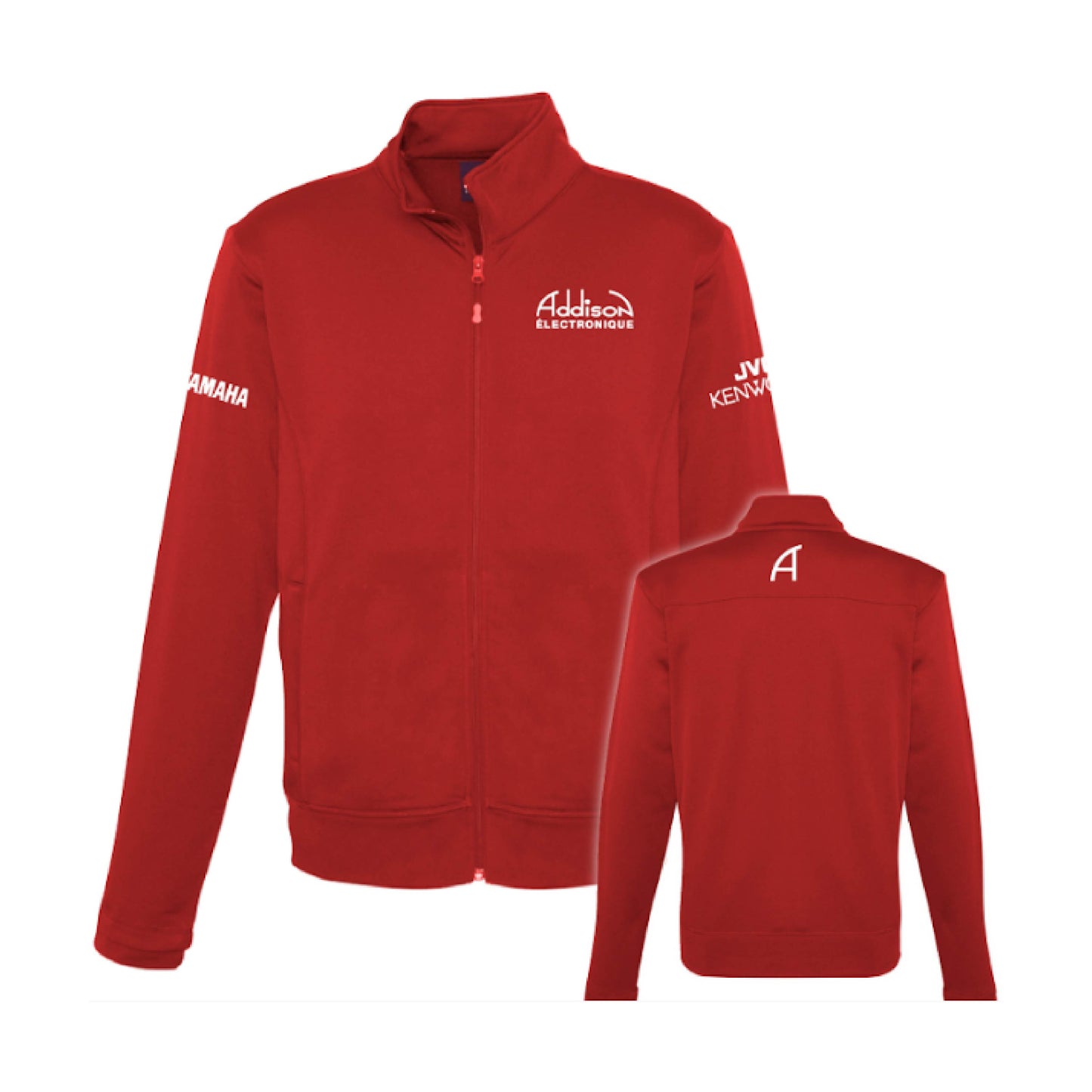ADDISON VESTE zip poly team 365 tt90 ROUGE HOMME