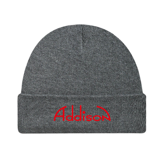 ADDISON TUQUE CLASSIC0530M GRISE LOGO COMPLET