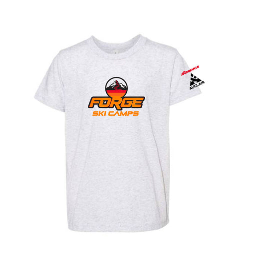 Forge Ski Camps tshirt enfant Bella canevas 3413y Blanc